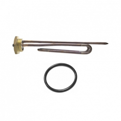 Комплект ТЭН 1,5кВт (1500Вт) RCT, резьбовой 42мм для Real BM 390, Ariston, De Luxe, Thermex, под анод М6 + прокладка, 20296K1