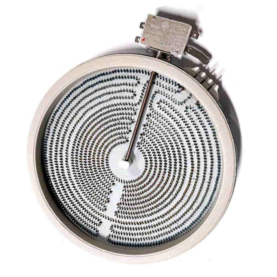 Конфорка для стеклокерамической плиты Ariston, Whirlpool, Gorenje, Ikea 2100 (1500 + 600)Вт, 230мм двухрежимная, 823021 Конфорка для стеклокерамической плиты Ariston, Whirlpool, Gorenje, Ikea 2100 (1500 + 600)Вт, 230мм двухрежимная, 823021