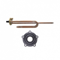 Комплект ТЭН 1,2 кВт (1200 Вт) RCF для водонагревателя Ariston, под анод М6  + прокладка, 20415K3