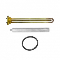 Комплект ТЭН 2,5 кВт (2500 Вт) RDT резьбовой 42 мм для Ariston, De Luxe, Real, Thermex + прокладка + анод, R182245K1 Комплект ТЭН 2,5 кВт (2500 Вт) RDT резьбовой 42 мм для Ariston, De Luxe, Real, Thermex + прокладка + анод, R182245K1