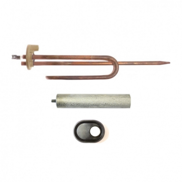 Комплект ТЭН 2кВт (2000Вт) RCA для водонагревателя Ariston + прокладка + анод, 20026K