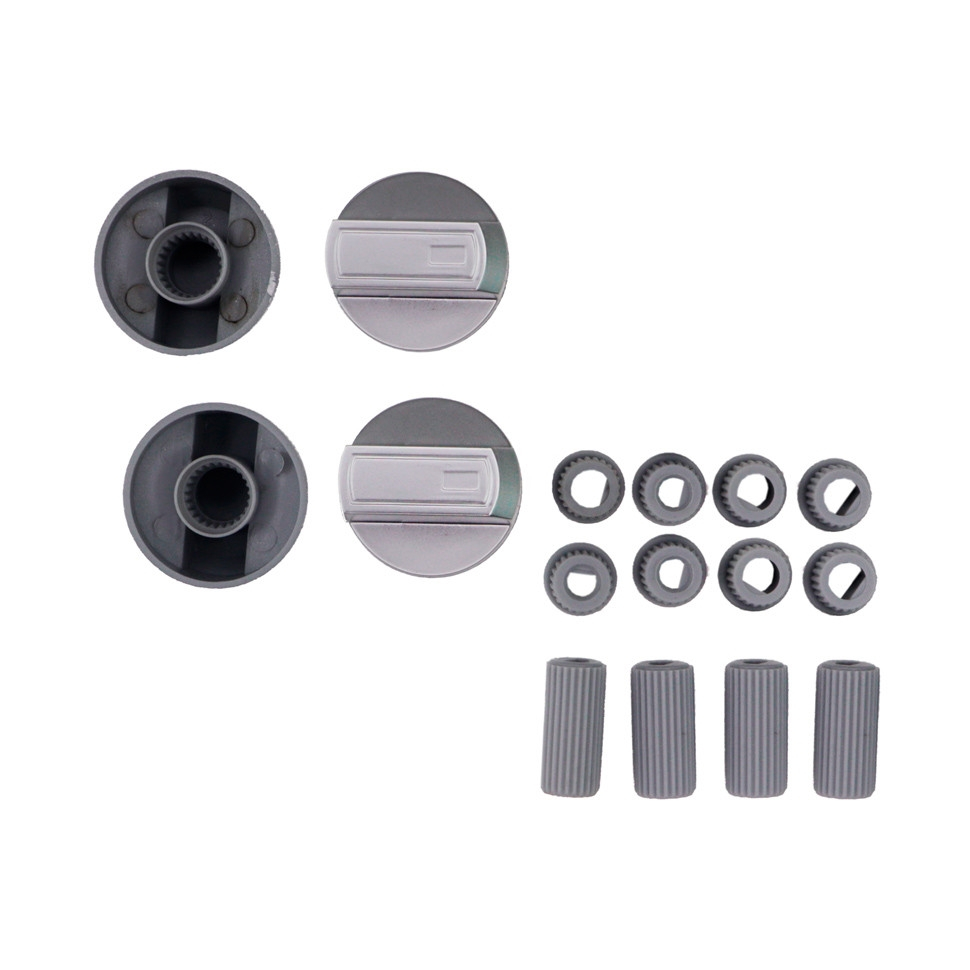 Ручка переключения плиты универсальная, серебристая, комплект 4шт (16UN513), WL1030 Ручка переключения плиты универсальная, серебристая, комплект 4шт (16UN513), WL1030