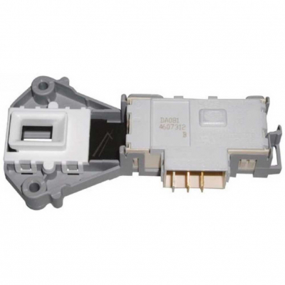 Набор 2шт Замок дверцы люка (блокировка, убл) под винт, для стиральных машин LG, Direct Drive Inverter, KM6601ER1005A