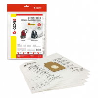 Мешки-пылесборники для пылесосов Hoover синтетические, 5 шт + микрофильтр, Ozone, M-59NZ