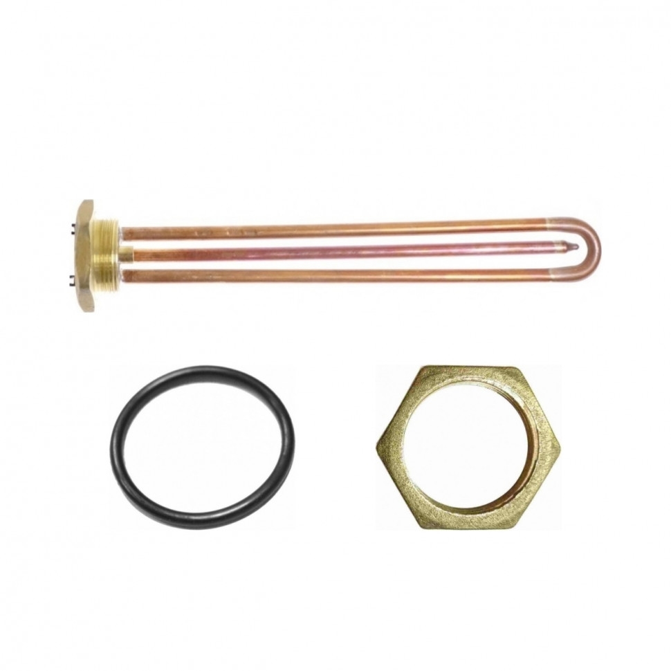 Комплект ТЭН 2кВт (2000Вт) RDT, резьбовой 42мм для Ariston, De Luxe, Real, Thermex, под анод М6, 30220K Комплект ТЭН 2кВт (2000Вт) RDT, резьбовой 42мм для Ariston, De Luxe, Real, Thermex, под анод М6, 30220K