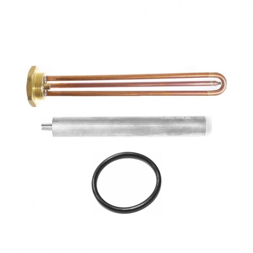 Комплект ТЭН 3кВт (3000Вт) RDT, резьбовой 42мм для Ariston, De Luxe, Real, Thermex + прокладка + анод, 30246K1 Комплект ТЭН 3кВт (3000Вт) RDT, резьбовой 42мм для Ariston, De Luxe, Real, Thermex + прокладка + анод, 30246K1