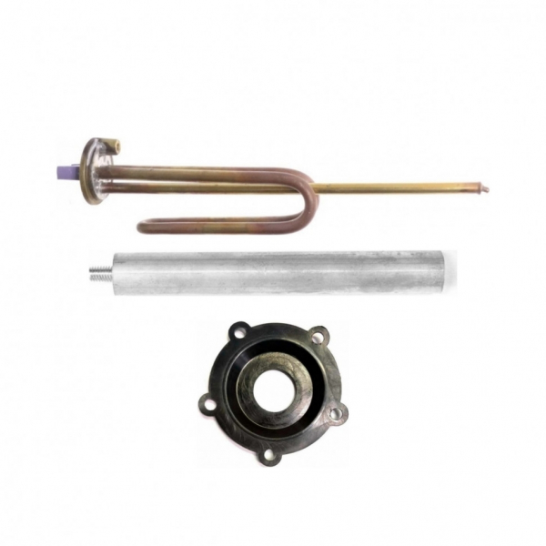 Комплект ТЭН 2кВт (2000Вт) RCF для водонагревателя Thermex + прокладка + анод, R184271K