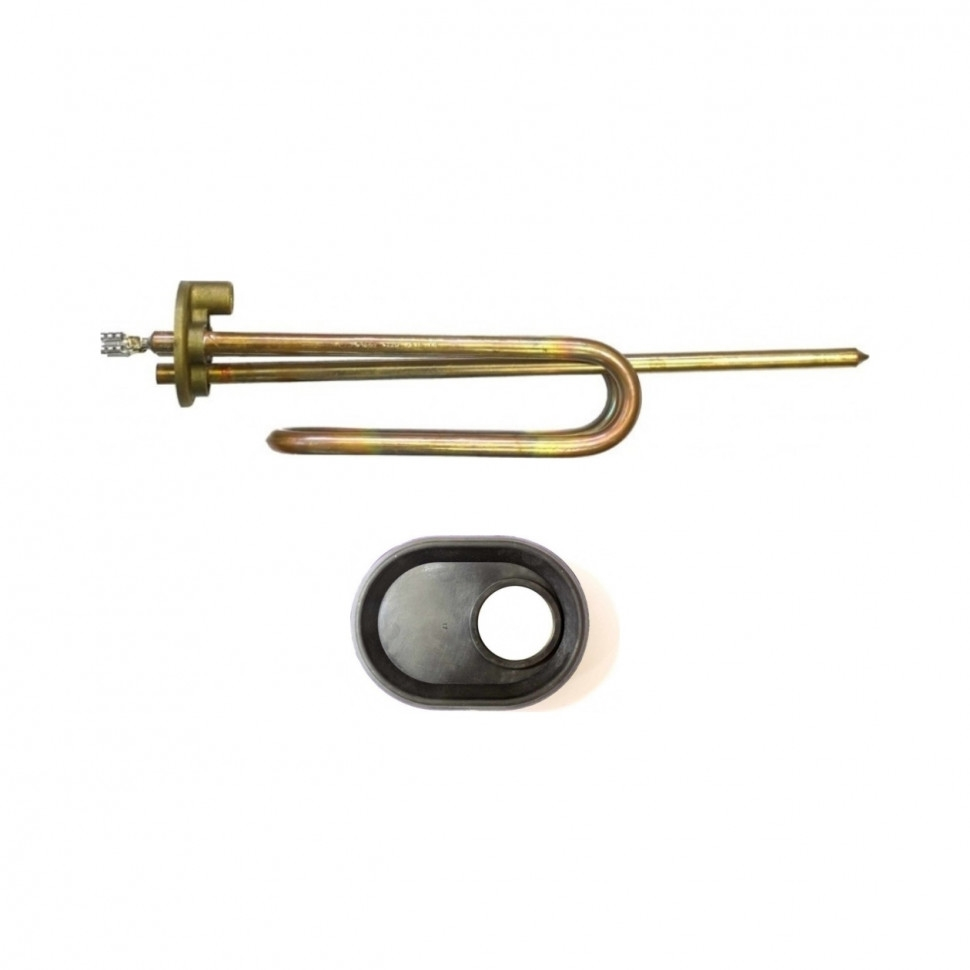 Комплект ТЭН 1,2кВт (1200Вт) RCA для водонагревателя Ariston, под анод М5 + прокладка, 10025K2