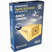 Набор 2 шт Комплект мешков BS-01 для пылесосов Bosch, Siemens, с одним микрофильтром, KMv1026 Набор 2 шт Комплект мешков BS-01 для пылесосов Bosch, Siemens, с одним микрофильтром, KMv1026